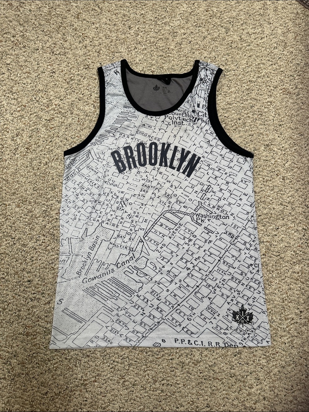 Brooklyn Map Tank Top